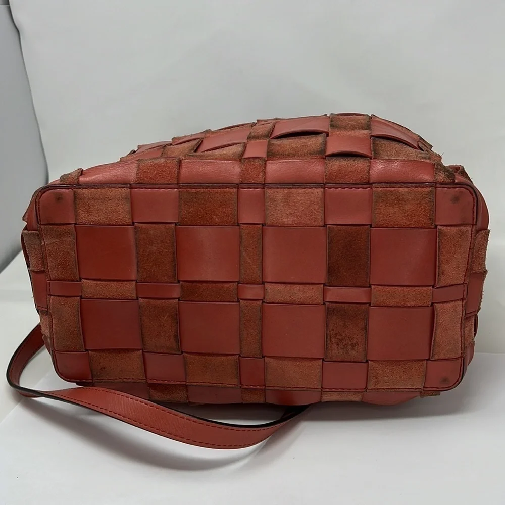 MICHAEL Michael Kors Vivian Cinnamon Suede Leather Shoulder Bag